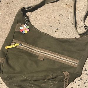 Mandarina Duck Purse with a Coach Flower Keychain